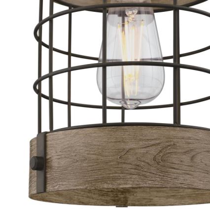 Westinghouse 61180 - Hanglamp aan een koord LANGSTON 1xE27/60W/230V grenen
