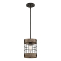 Westinghouse 61180 - Suspension sur câble LANGSTON 1xE27/60W/230V Ø 19 cm pin