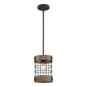 Westinghouse 61180 - Suspension sur câble LANGSTON 1xE27/60W/230V Ø 19 cm pin