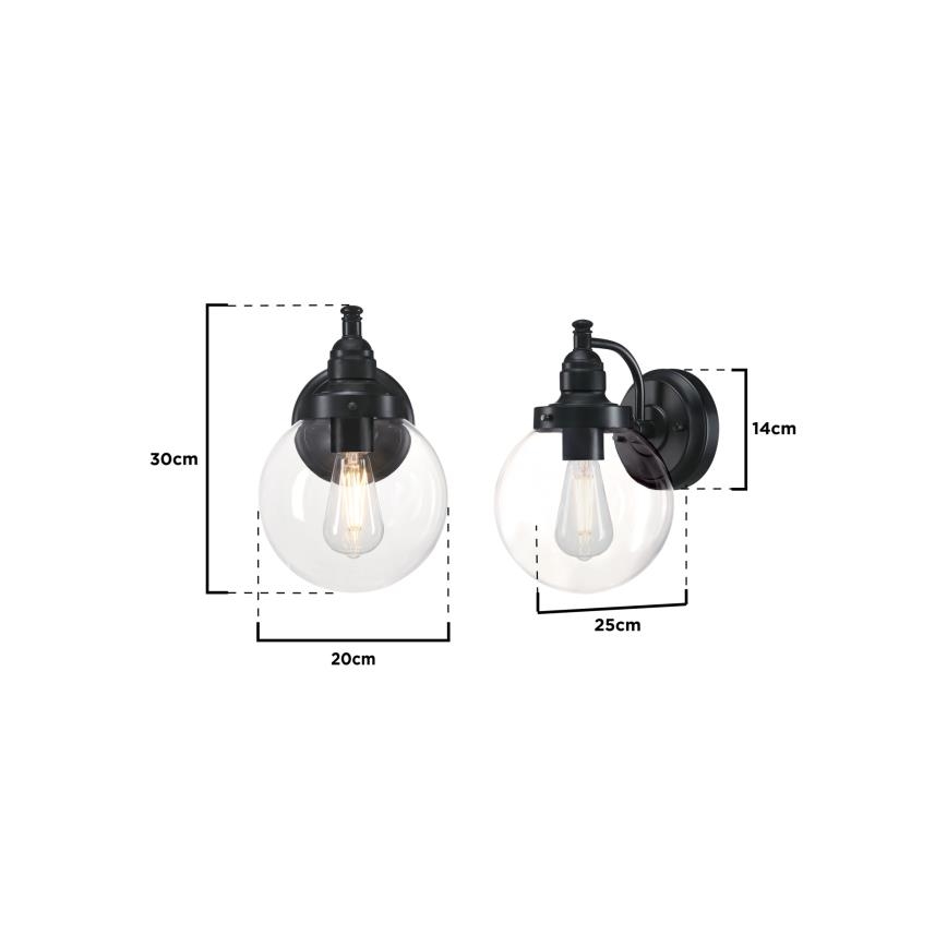 Westinghouse 61239 - Buiten wandlamp EDDYSTONE 1xE27/60W/230V IP44
