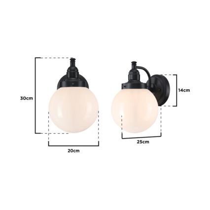 Westinghouse 61240 - Buiten wandlamp EDDYSTONE 1xE27/60W/230V IP44