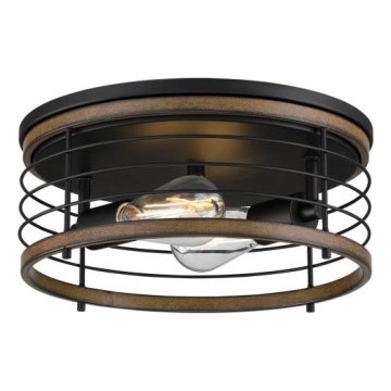Westinghouse 61250 - Plafonnier ACKTON 2xE27/60W/230V barnwood