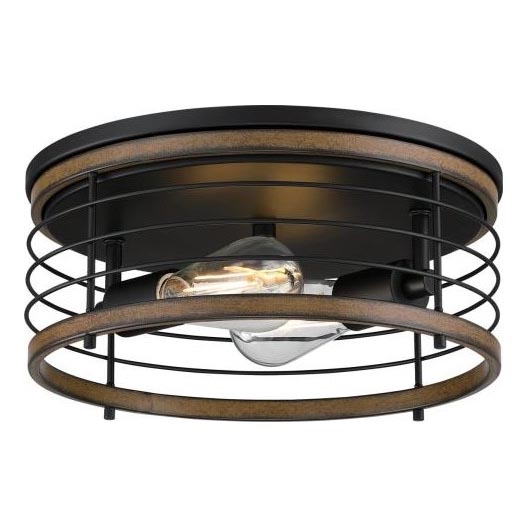 Westinghouse 61250 - Plafonnier ACKTON 2xE27/60W/230V barnwood