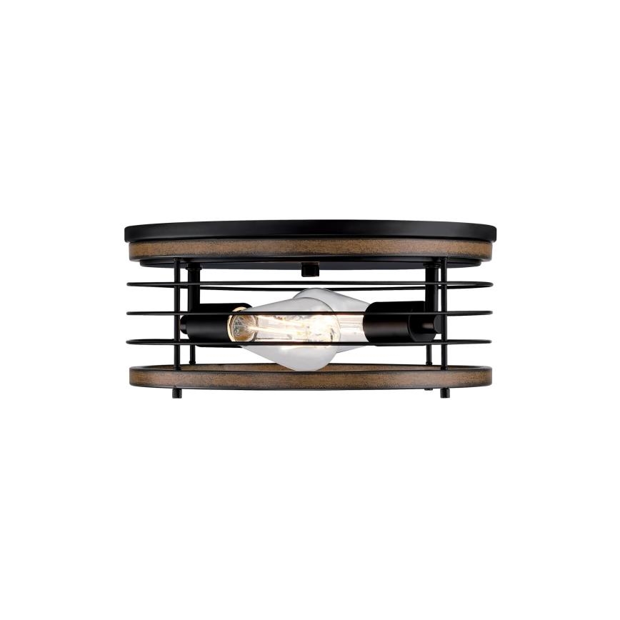 Westinghouse 61250 - Plafonnier ACKTON 2xE27/60W/230V barnwood