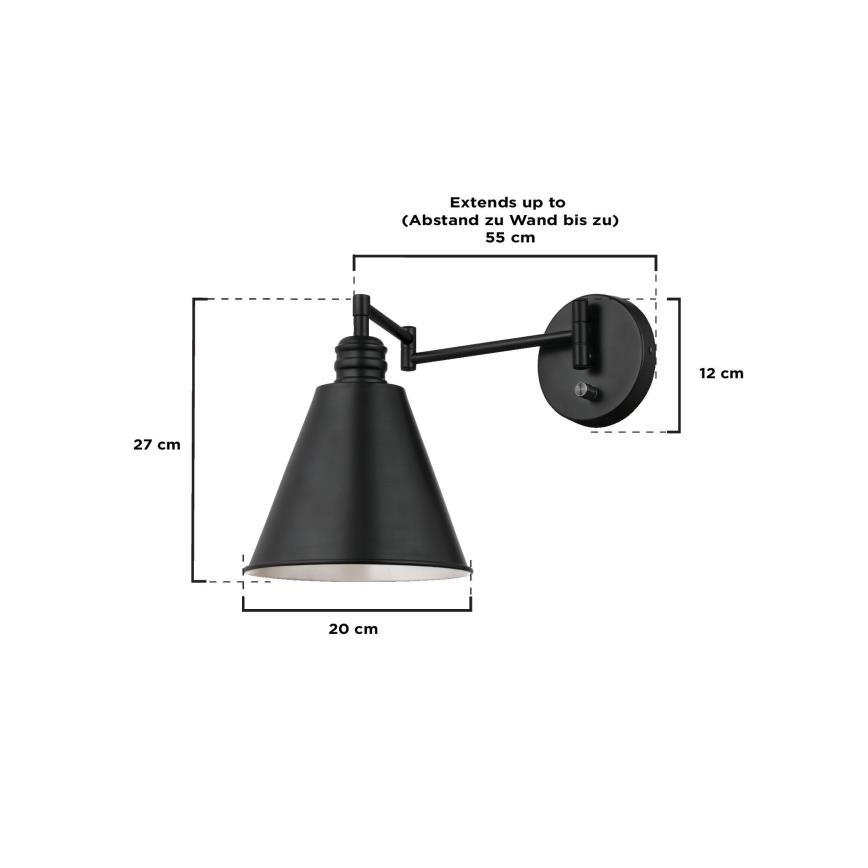 Westinghouse 61254 - Applique murale TROCADERO 1xE27/60W/230V