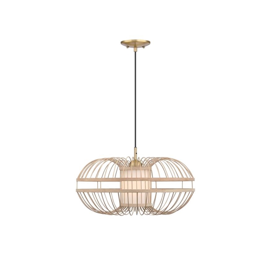 Westinghouse 61255 - Hanglamp aan een koord TULCEA 1xE27/60W/230V bamboe