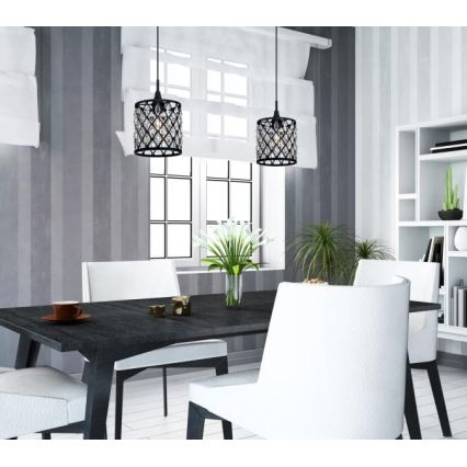 Westinghouse 6362740 - Suspension sur câble WALTZ 1xE27/60W/230V Ø 19 cm