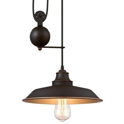 Westinghouse 6363240 - LED-hanglamp met kabel IRON HILL 1xE27/60W/230V Ø 31 cm