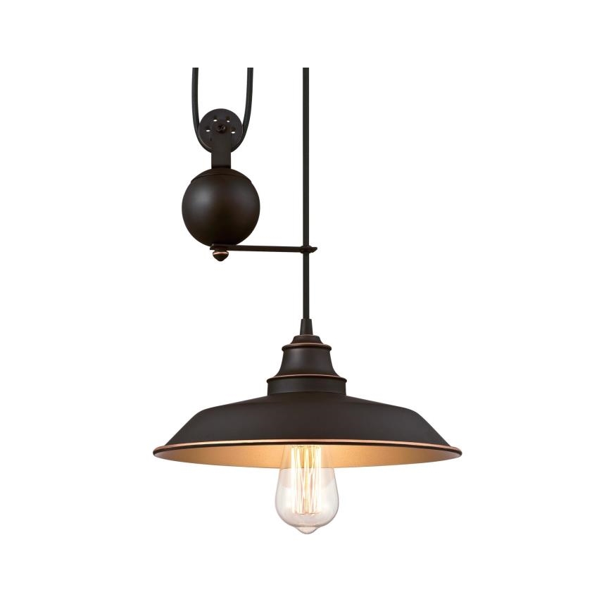 Westinghouse 6363240 - LED-hanglamp met kabel IRON HILL 1xE27/60W/230V Ø 31 cm