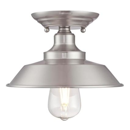 Westinghouse 6370040 - Plafonnier affleurant IRON HILL 1 x douille E27, 60 W, 230 V, Ø 22 cm