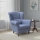 Wingbackfauteuil GALA, blauw