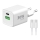 Winner Group - Adapter voor snel opladen 2xUSB PD 30W + USB-kabel USB-C / USB-C 1m