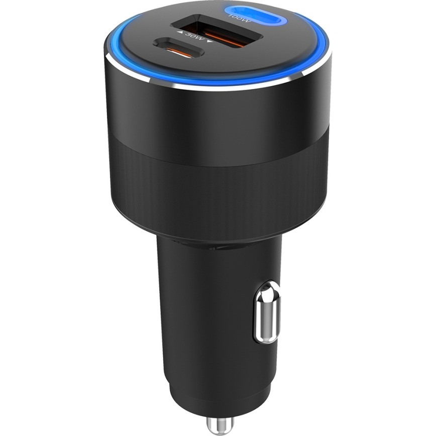 Winner Group - Autolader 2xUSB-C + 1xUSB-A Power Delivery 130W zwart