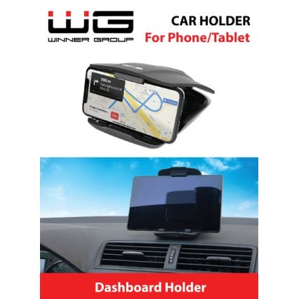 Winner Group - Autotelefoonhouder met zuignap zwart