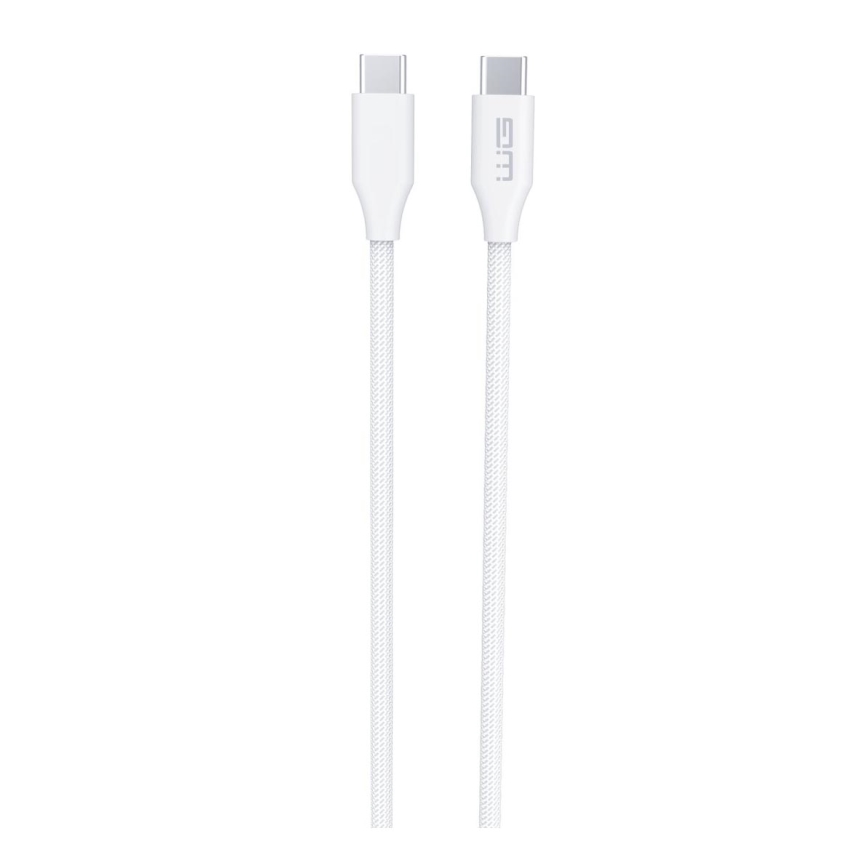 Winner Group - Câble USB USB-C / USB-C 120W 1,5m blanc