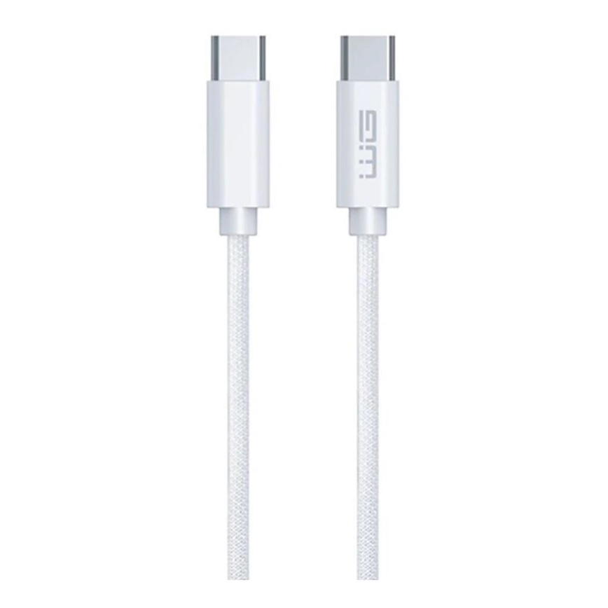 Winner Group - Câble USB USB-C / USB-C 60W 1m blanc