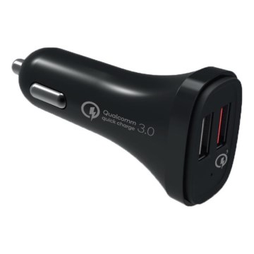 Winner Group - Chargeur pour voiture 2xUSB-A Power Delivery 30W noir