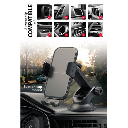 Winner Group - Chargeur sans fil et support pour voiture 15 W