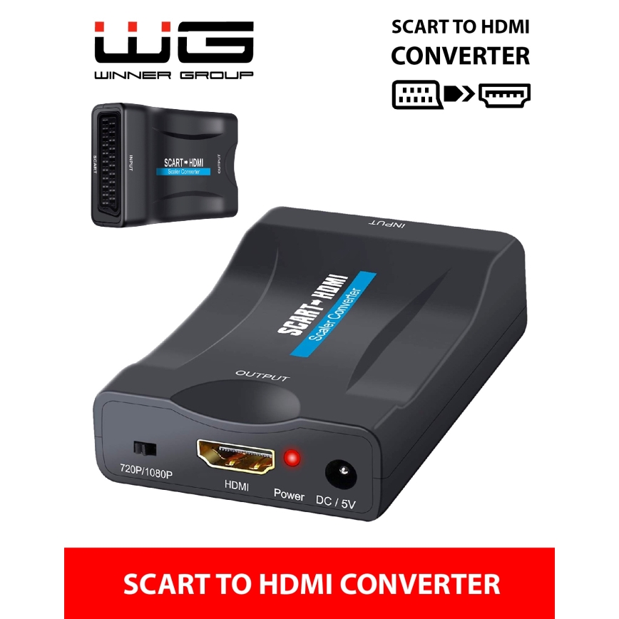 Winner Group - Convertisseur audio-vidéo péritel vers HDMI