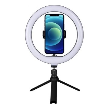 Winner Group - Dimbare LED-bureaulamp met statief en houder voor vloggen LED/10W/5V