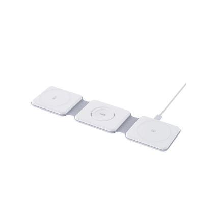 Winner Group - Draadloze opvouwbare 3-in-1 oplader MAXFLEX 22,5W wit