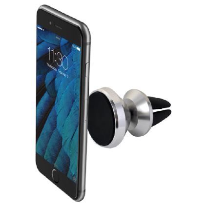 Winner Group - Magnetische autotelefoonhouder zilver