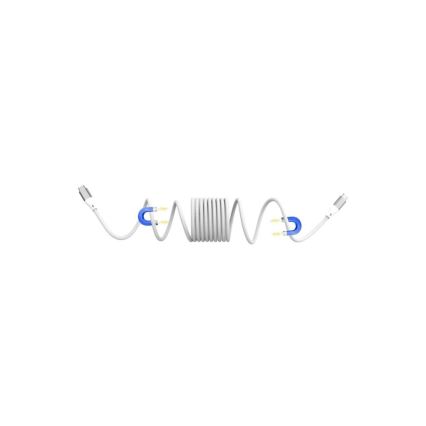 Winner Group - Magnetische USB-kabel USB-C / USB-C 60W 1m wit