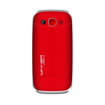 Winner Group - Mobiele telefoon voor senioren 1600 mAh rood