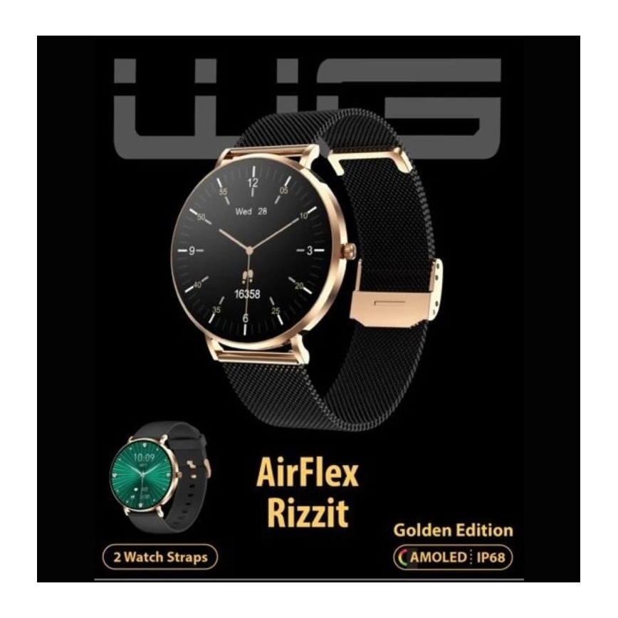 Winner Group - Montre connectée AirFlex3 Rizz It 200 mAh IP68 doré