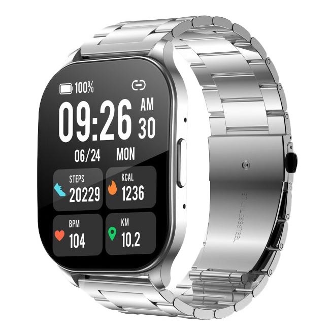 Winner Group - Montre connectée AirFlexOn 300 mAh IP68 argent