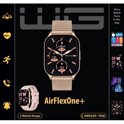 Winner Group - Montre connectée AirFlexOne+ 300 mAh IP68 doré