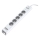 Winner Group - Overspanningsbeveiliging 5 stopcontacten + 2xUSB-A + 1xUSB-C wit