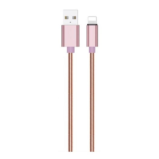 Winner Group - USB-kabel Lightning / USB-A 1m roze