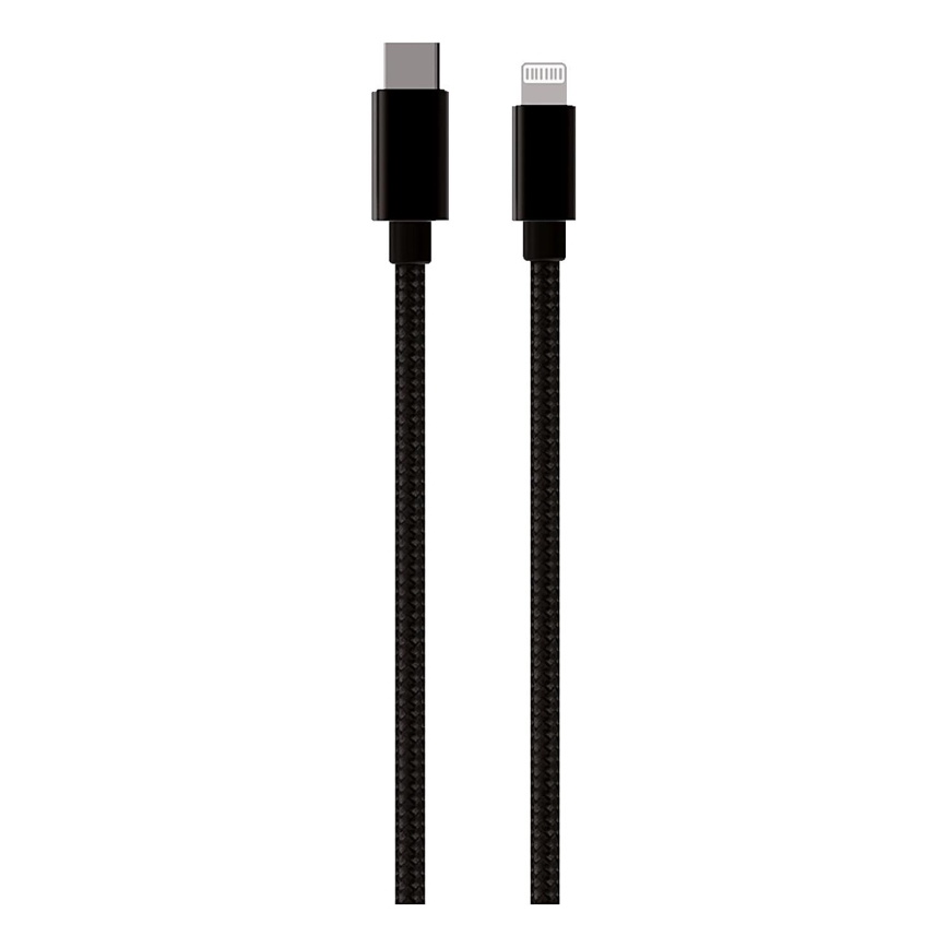 Winner Group - USB-kabel Lightning / USB-C 60W 50cm zwart