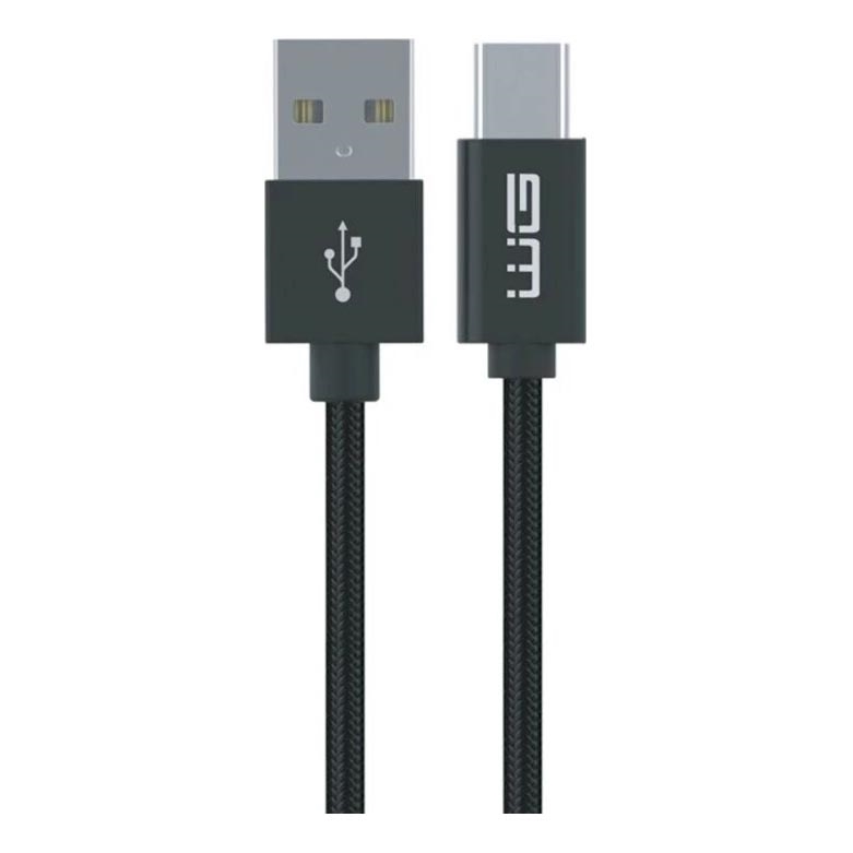 Winner Group - USB-kabel met verlengde connector USB-C / USB-A 1m zwart