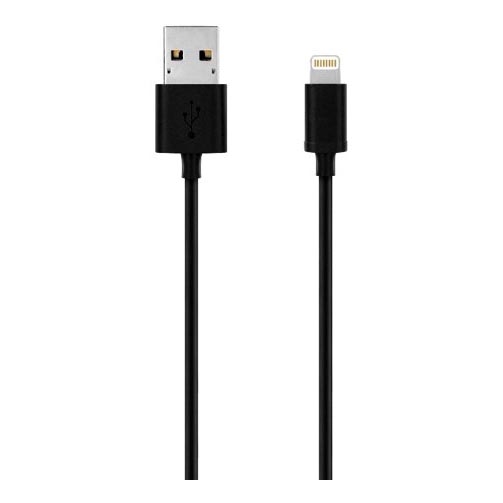 Winner Group - USB-kabel MFI Lightning / USB-A 2m zwart