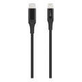 Winner Group - USB-kabel MFI Lightning / USB-C 1m zwart