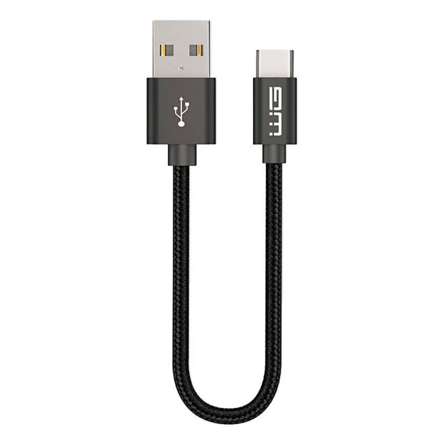 Winner Group - USB-kabel USB-C / USB-A 20cm zwart