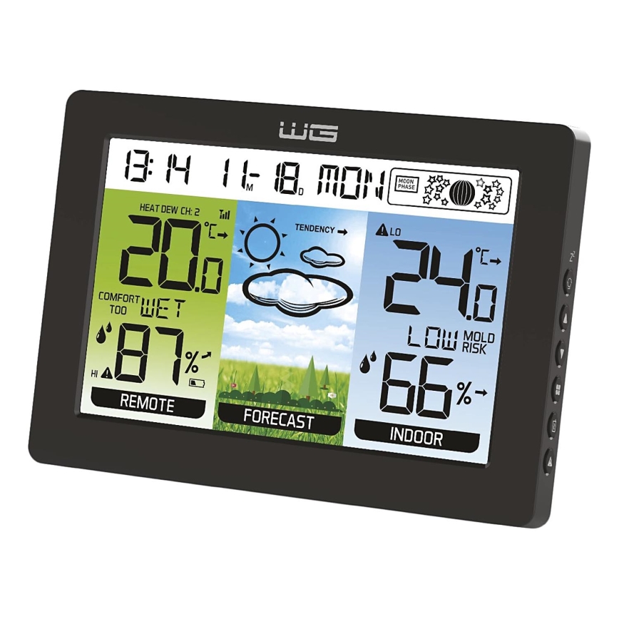 Winner Group - Weerstation met LCD scherm en wekker 5xAAA