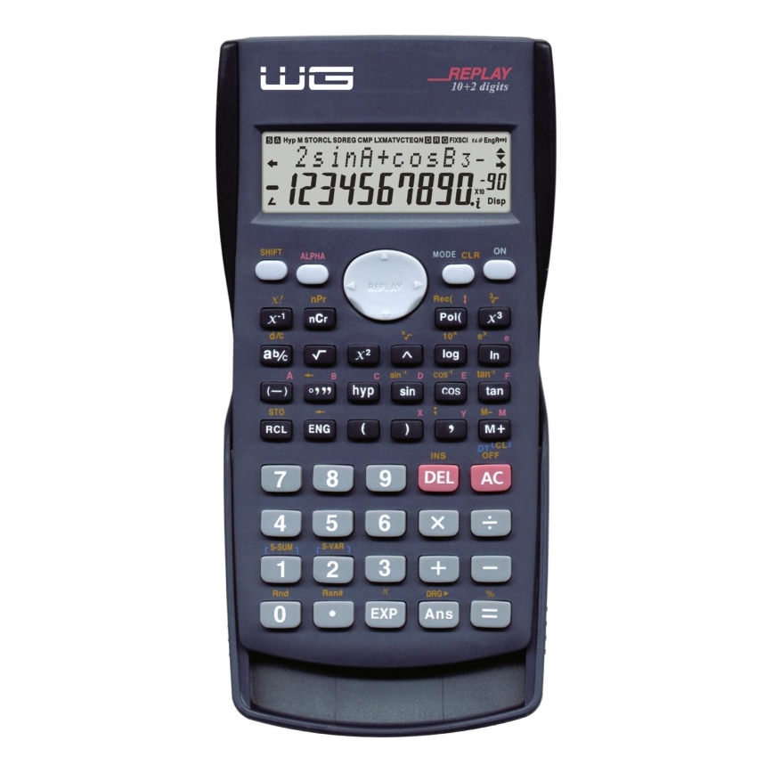 Winner Group - Wetenschappelijke rekenmachine MathMaster Pro 1xLR44 zwart