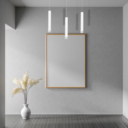 Witte LED Hanglamp ALBA 3x LED / 15W / 230V