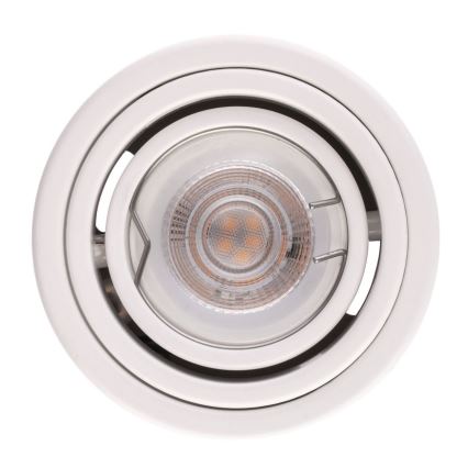 Witte LED Spotlamp TUBA 1x GU10 / 5W / 230V 4000K