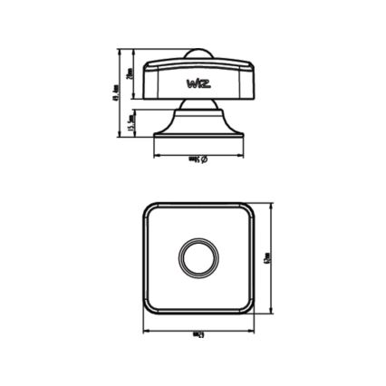 WiZ - Bewegingssensor 1xLR6 Wi-Fi