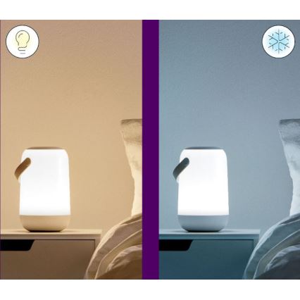 WiZ - LED RGBW Dimbare draagbare lamp MOBILE LED/13,5W/5V 2200-6500K Wi-Fi 1800 mAh