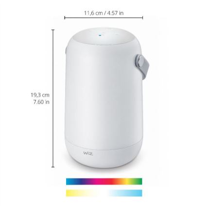 WiZ - LED RGBW Dimbare draagbare lamp MOBILE LED/13,5W/5V 2200-6500K Wi-Fi 1800 mAh