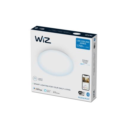 WiZ - Dimbare LED Plafond Lamp SUPERSLIM LED/17W/230V 4000K Wi-Fi