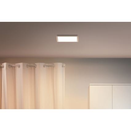 WiZ - Dimbare LED Plafondlamp SUPERSLIM LED/12W/230V 2700-6500K Wi-Fi wit