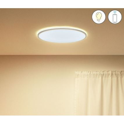 WiZ - Dimbare LED Plafondlamp SUPERSLIM LED/22W/230V 2700-6500K wit Wi-Fi