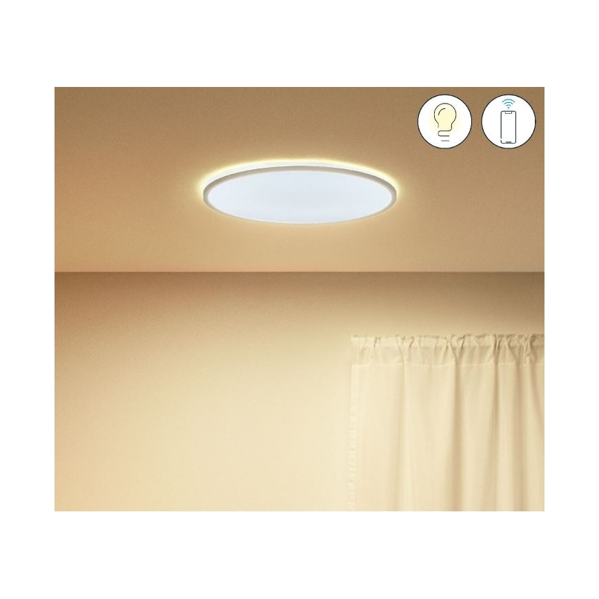WiZ - Dimbare LED Plafondlamp SUPERSLIM LED/22W/230V 2700-6500K wit Wi-Fi