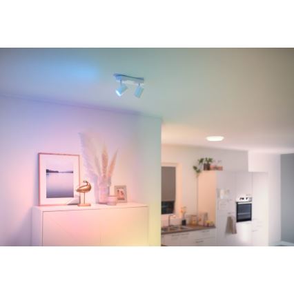 WiZ - Dimbare LED RGBW Spot IMAGEO 1xGU10/4,9W/230V CRI 90 Wi-Fi wit